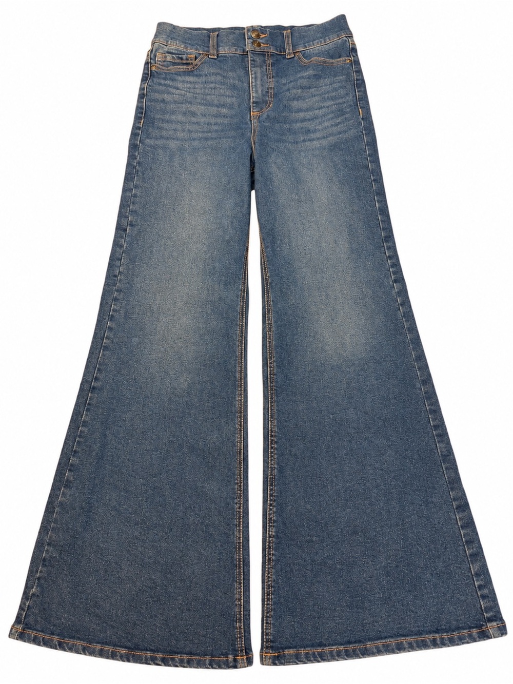 Sofia Jeans by Sofia Vergara Margot Wide Leg Jeans Size 4 High Rise Blue Denim